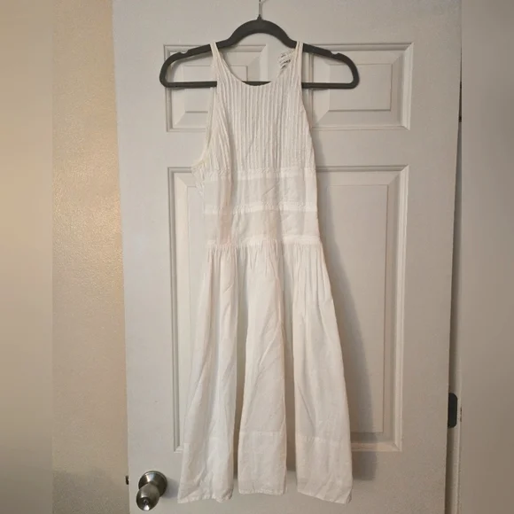 Calvin Klein White Midi Dress - Picture 1 of 3